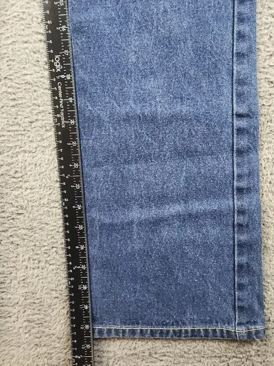 Y2K Bootcut Jeans Womens 30x30 High Waist Slim Thigh Fit Star Accents NO Stretch - Picture 5 of 10